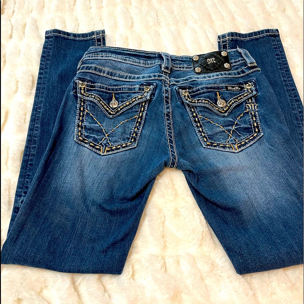 GUC Miss Me Flap pocket Skinny Jeans Size 28